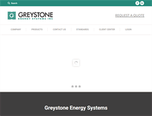 Tablet Screenshot of greystoneenergy.com